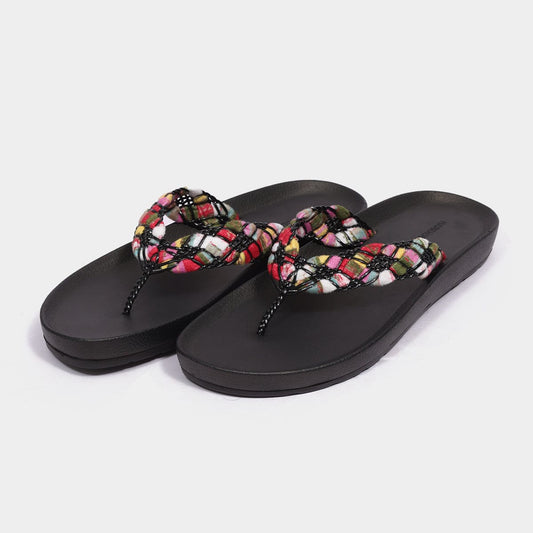 Pearl Flat Sole Chappal for Women