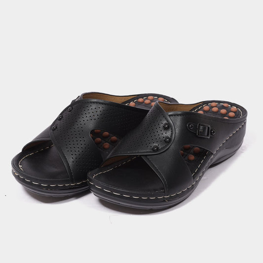 Cross Strap Acupressure Wedge Sandals for Women