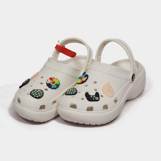 Colourfull Clogs for Women with Fun Charms
