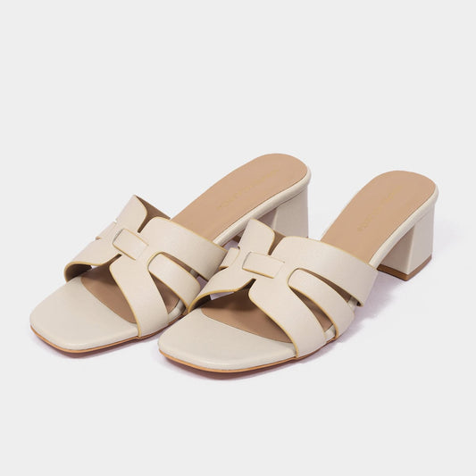 Women Box Heel Sandal