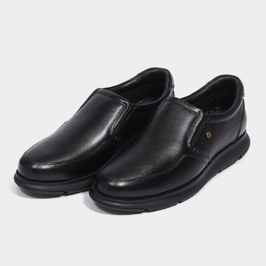 Black Argonomic Slip On Formal Shoe for Men