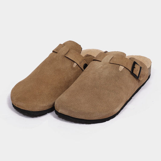 Men Suede Clogs