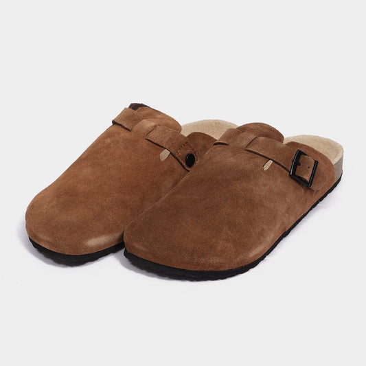 Men Suede Clogs