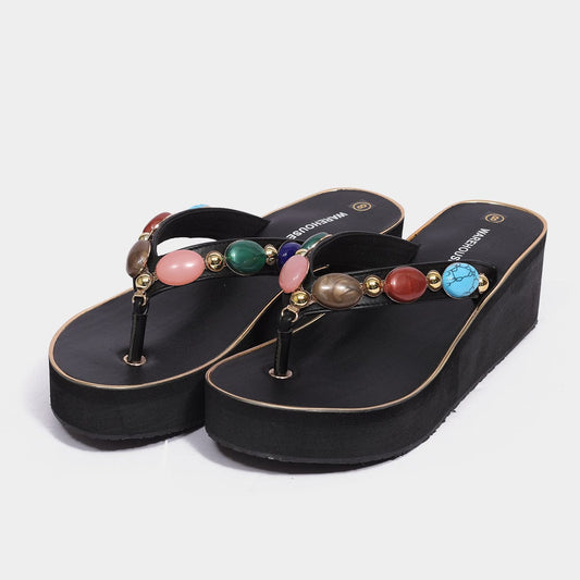 Noblesse Plain Slip On Daily Chappal for Women