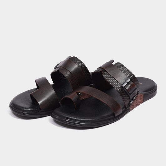 Soleil Wine Buckle Open Slide for Men
