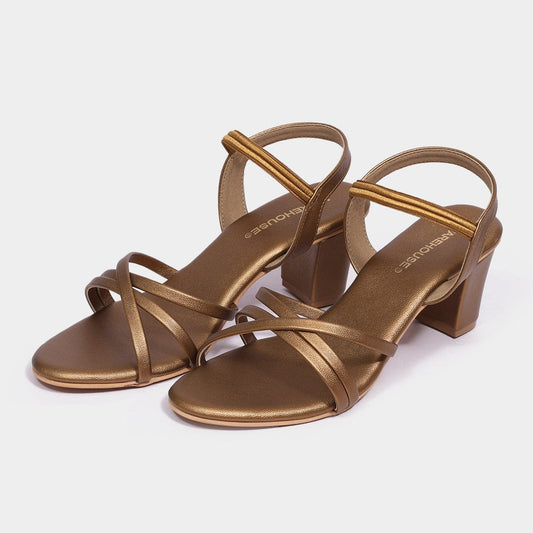 Box Heel Party Sandal for Women