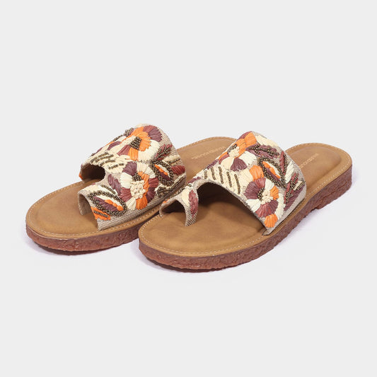 Crest Braided Woven Slip for Women