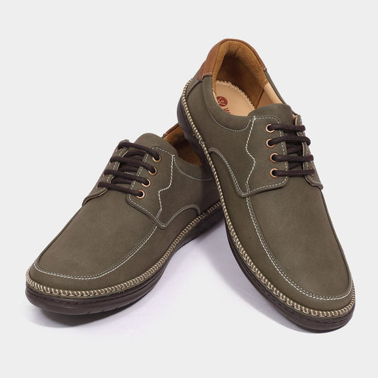 Suede Lace Up Casual Shoe for Men