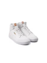 Puma White Sports Shoes For Men Shuffle Mid One8 Better V3