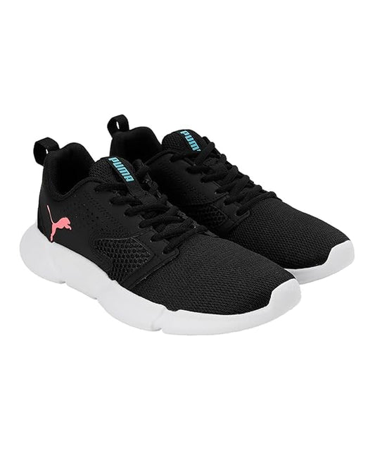 Puma Unisex-Adult INTERFLEX Modern Black-White Running Shoe