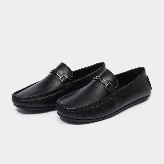 Black Flexible Loafer for Men
