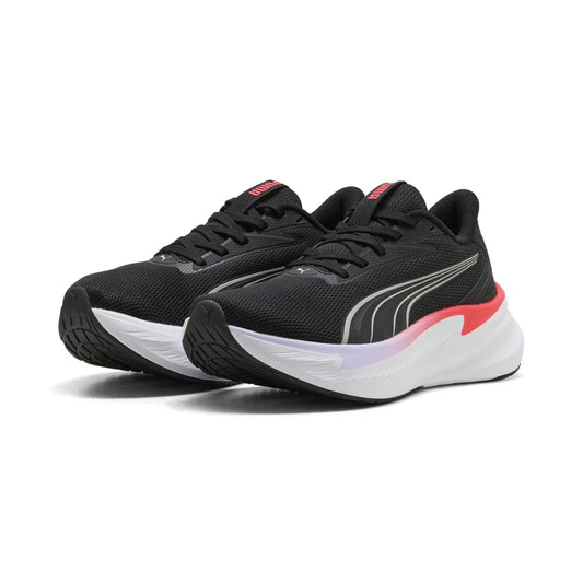 Puma MaxStride Lite Black-Lavender Sports Shoes for Men
