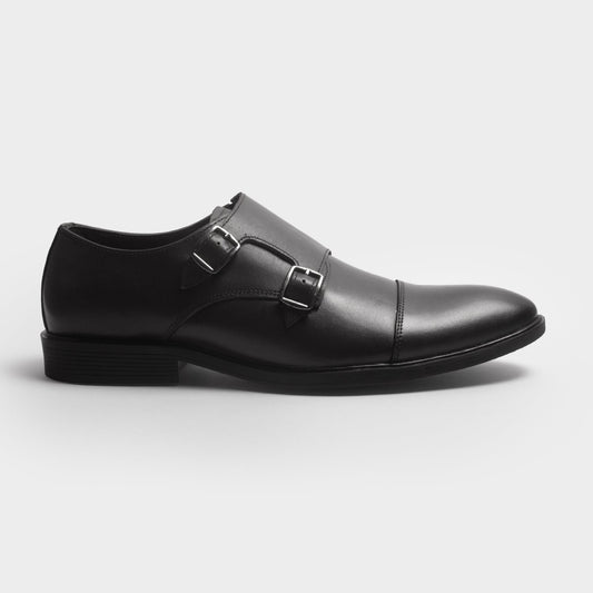 Men Formal Leather Partywear Monk Strap Shoes