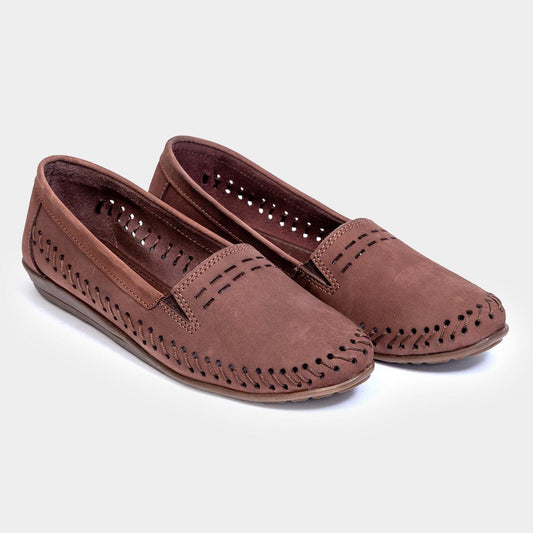 Velvet Suede Slip On Belly for Women