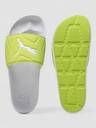 Puma , Men, SoftridePro Leadpuff, White-Lime Pow-Yellow Alert, Slide