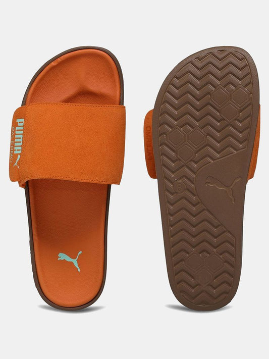 PUMA Leadcat 2.0 Palermo Foil Men Orange Slides