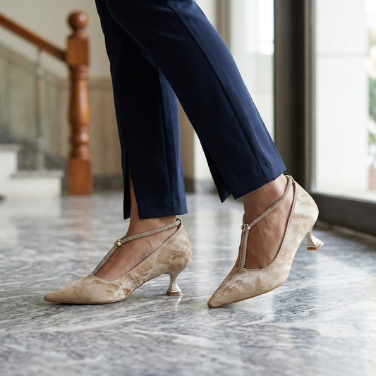 Shine Slip On Party Belly for Women