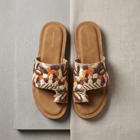 Crest Braided Woven Slip for Women