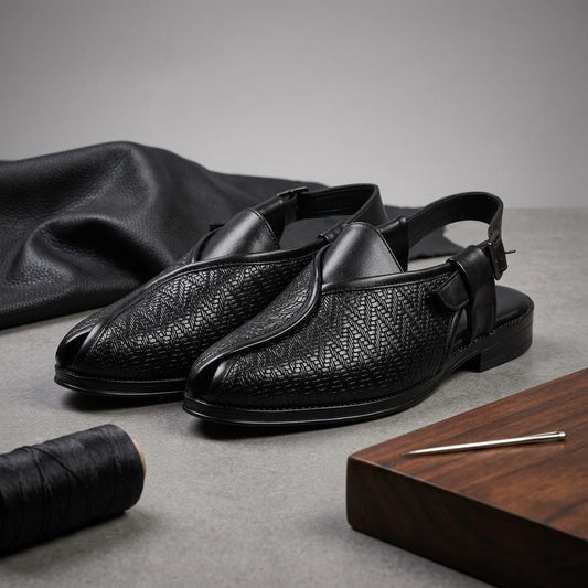 Traditional Textured Mojari for Men
