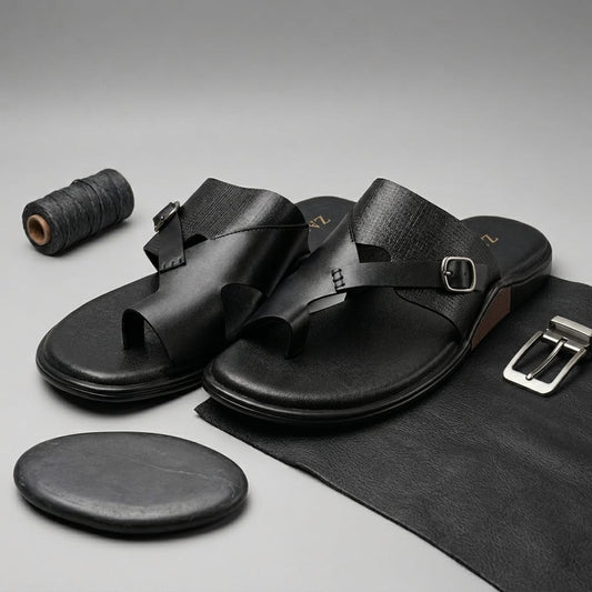 Zillionaire Luxury Leather Casual Chappal for Men