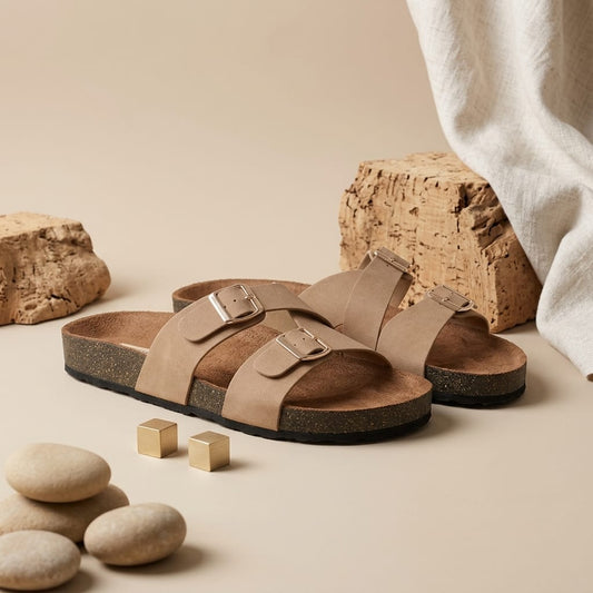 Double Buckle Flats for Women