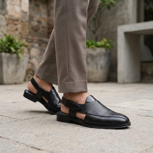 Ethnic Mojari cum Sandal for Men
