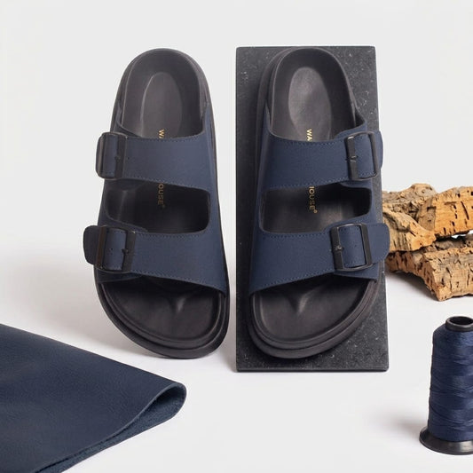 Double Buckle Arch Slider for Men