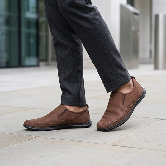 Zillionaire Suede Slip On Formal Shoe for Men
