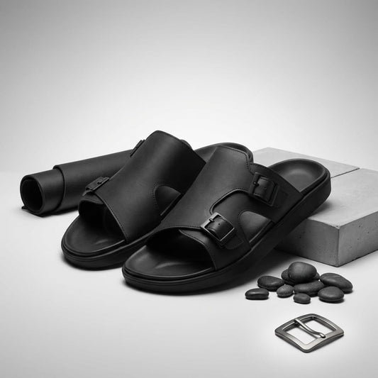 Mild Arch Support Dual Strap Slider for Men