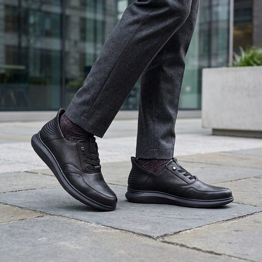 Handsfree Slip-on Formal Shoes for Men with Arch Support