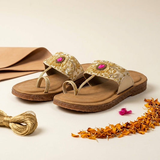 Toe Ring Flat Kolhapuri for Women