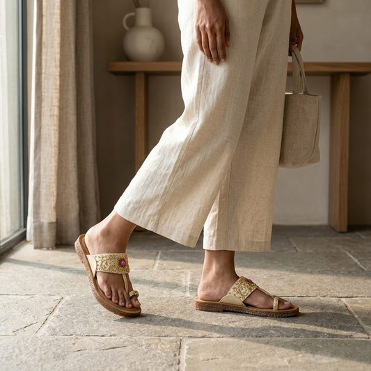 Toe Ring Flat Kolhapuri for Women