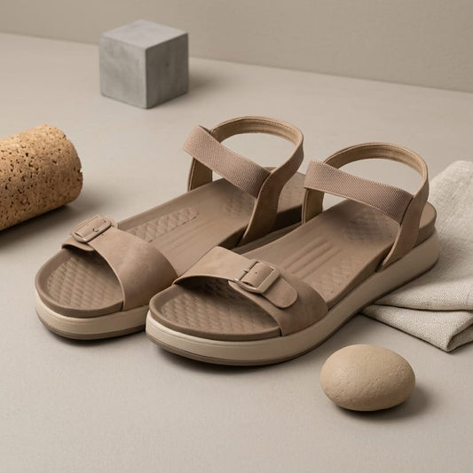 Bloom Beige Casual Sandal for Women
