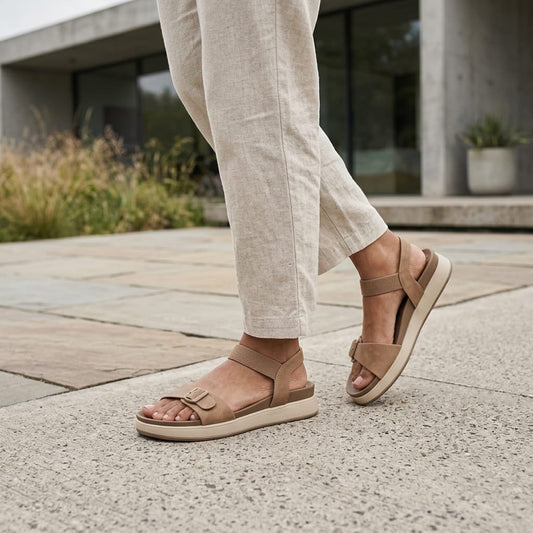 Bloom Beige Casual Sandal for Women