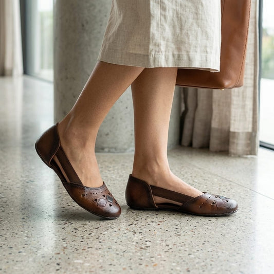Leather Strap Belly for Women