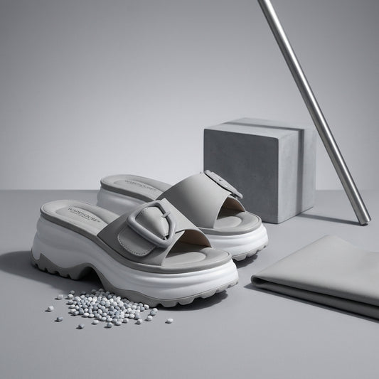 Open Toe PU Flex Slide for Women