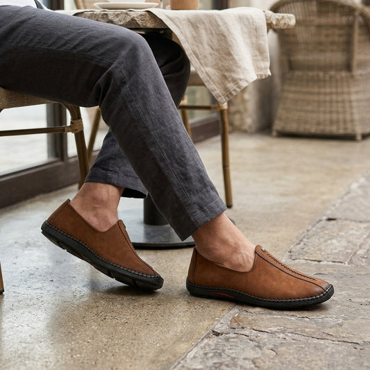 Suede Mojari cum Loafer for Men