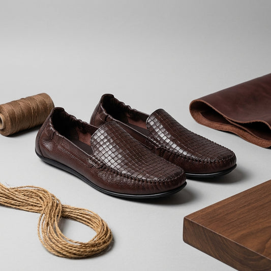 Zillionaire Brown Partywear Loafer for Men