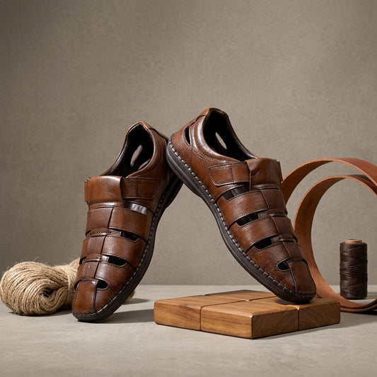 Zillionaire Leather Sandal for Men