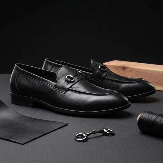Zillionaire Casual Leather Loafer for Men – Front View | Warehouse Footwear
