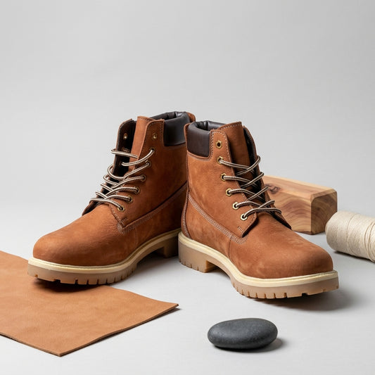 Suede Lace Up Chelsea Boot for Men