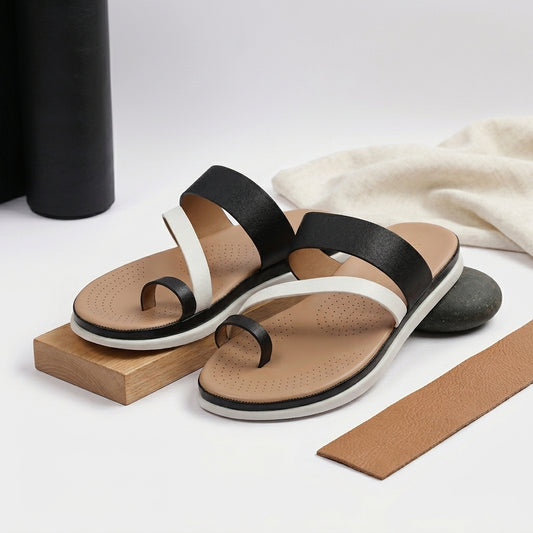 Dual Strap Toe Ring Sandals for Women