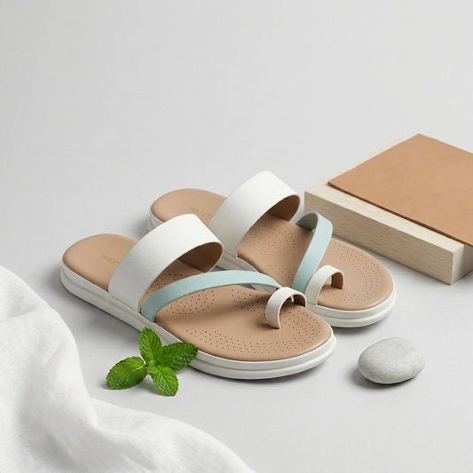 Dual Strap Toe Ring Sandals for Women