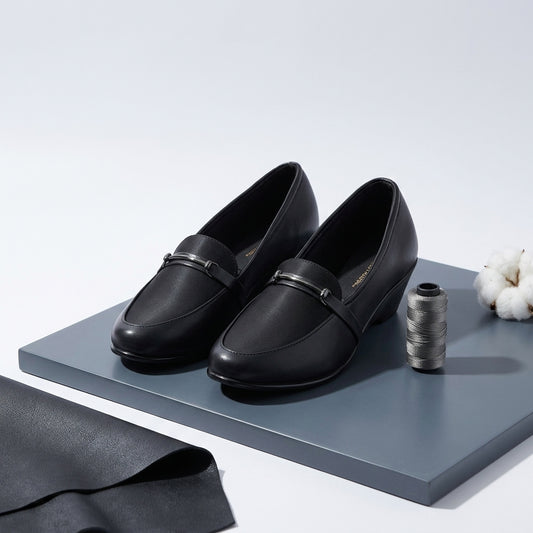 Classic Black Office Loafer for Women
