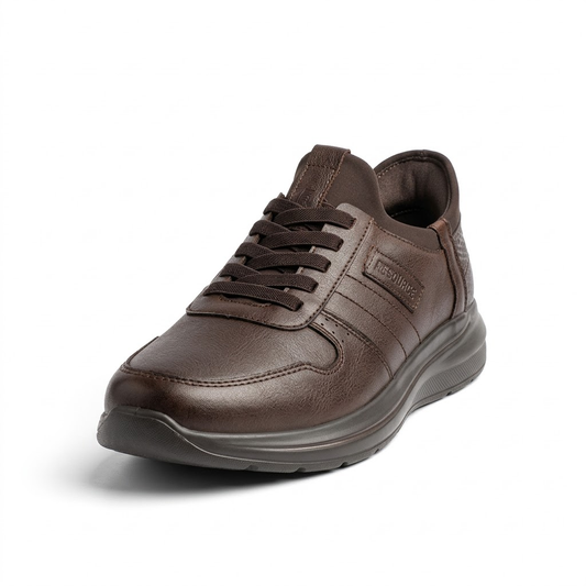 Casual Sneakers – Slip-On Lace-Up Comfort Shoes for Men with Cushioned Sole