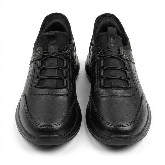 Elastic Lace-up Casual Comfort Shoes for Men