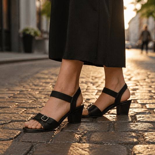 Box Heel Sandal for Women