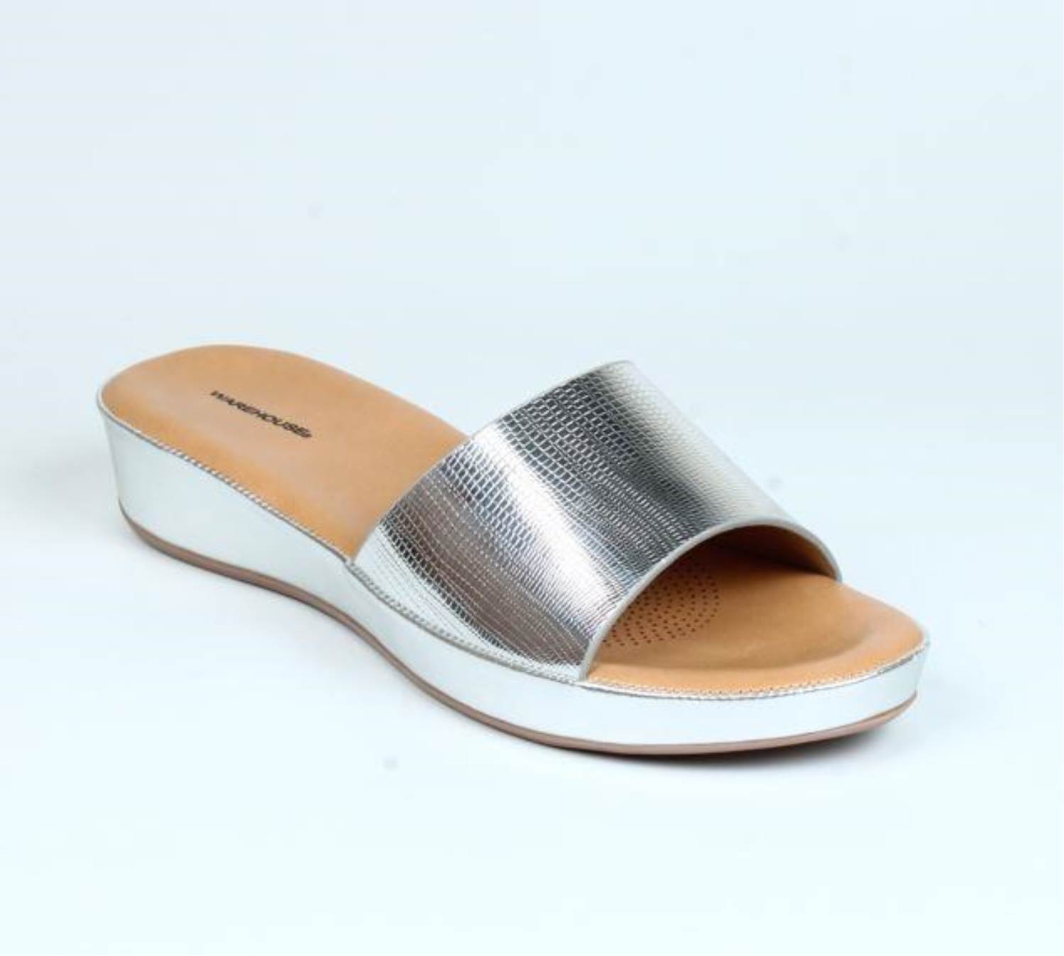 Silver cheap sliders womens