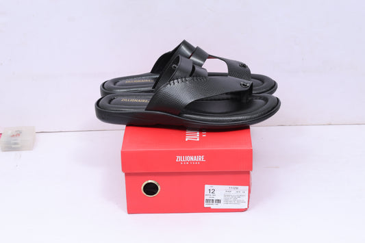 Men's Black Cross Strap Sandals112SI