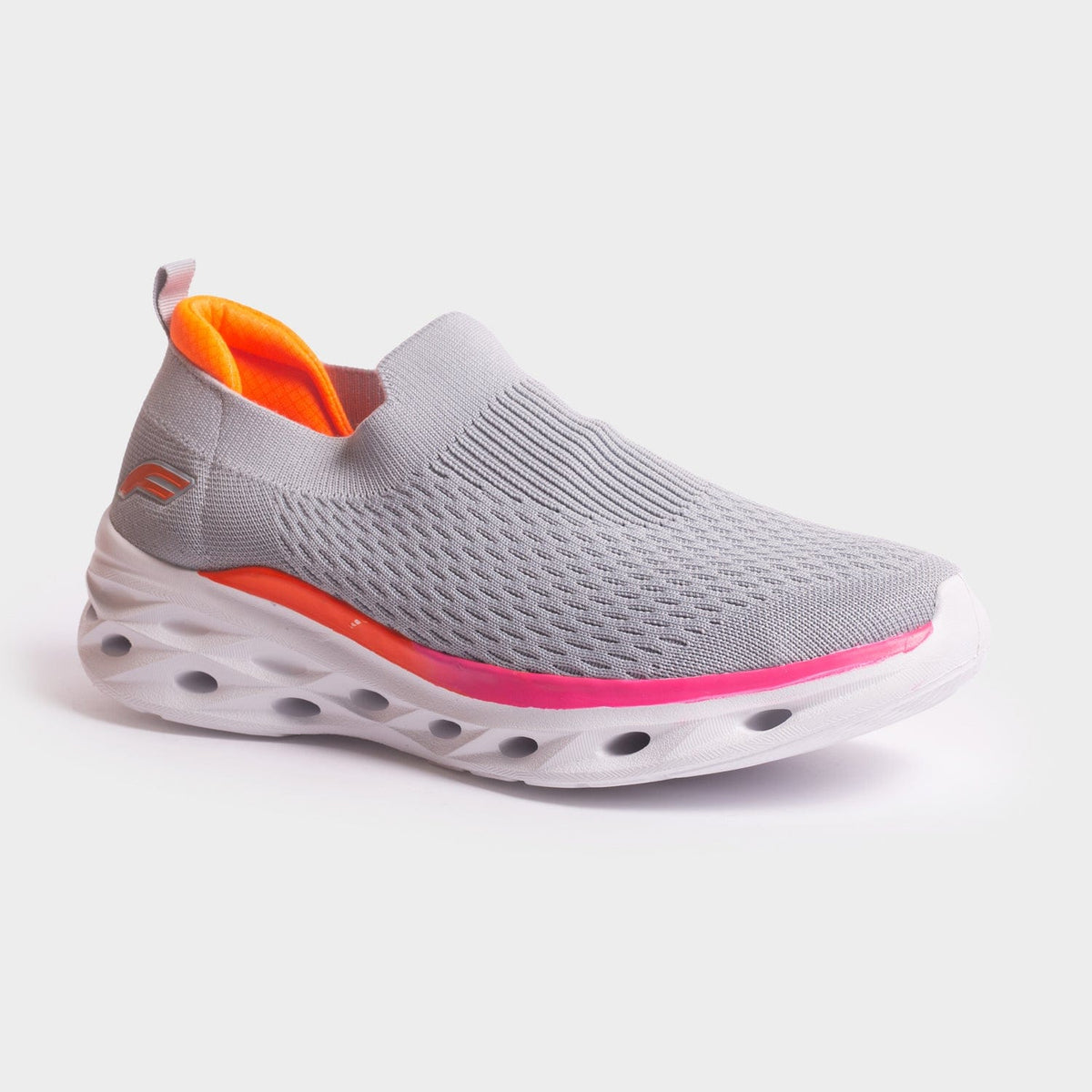 Fleebounce Peak Mesh Slip On Sport Shoe for Women – Front View | Warehouse Footwear